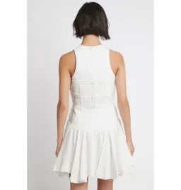 Aje Corset Mini Dress White Size AU 12 for rent on The Volte - image 4
