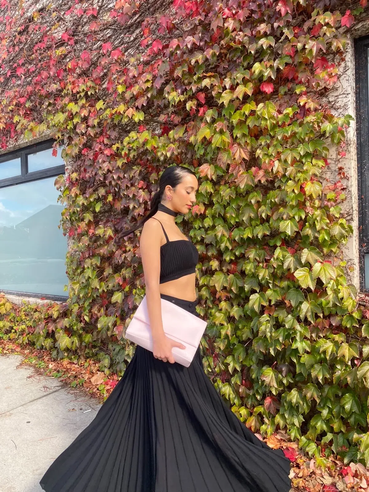 Christopher Esber Deconstruct Multi Panel Knit Dress Black Size 8 - Image 5