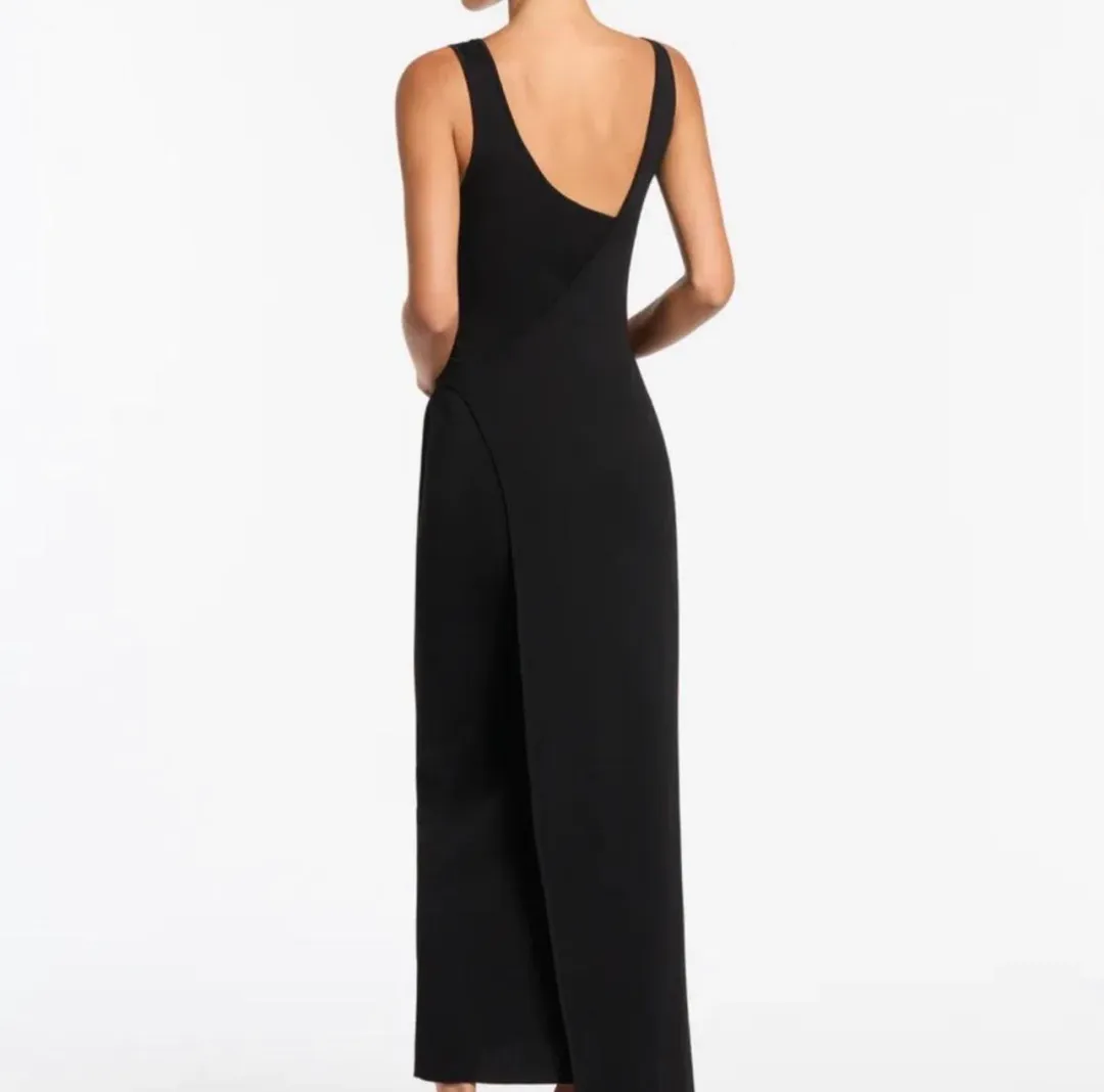 Sir The Label Modernist Belted Dress Black Size 8 for rent on The Volte - main image