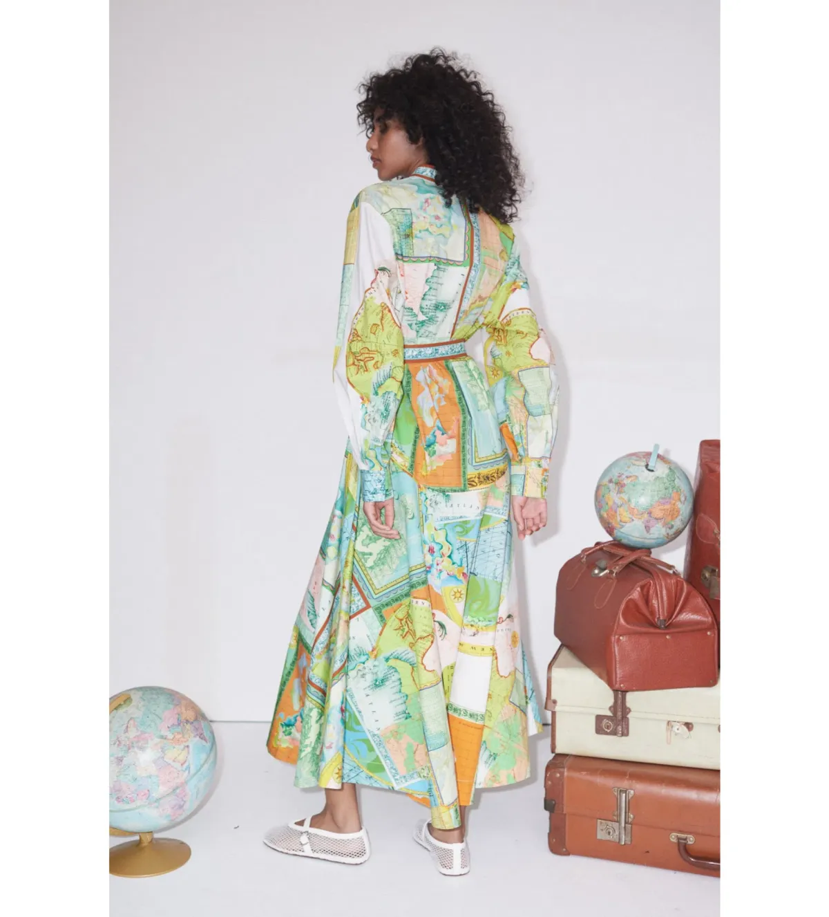 Alemais Atlas Shirtdress Print Size AU 16 - Image 3