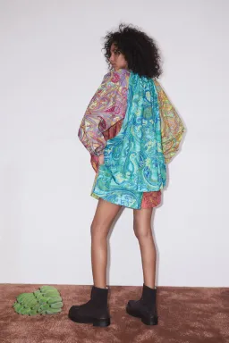 Alemais Ceto Splice Top and Short Set Multi Size 14 for rent on The Volte - image 3