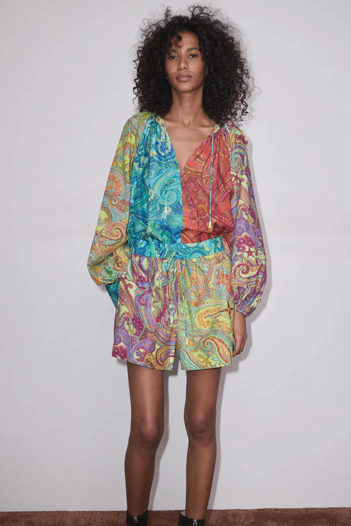 Alemais Ceto Splice Top and Short Set Multi Size 14 - Image 2