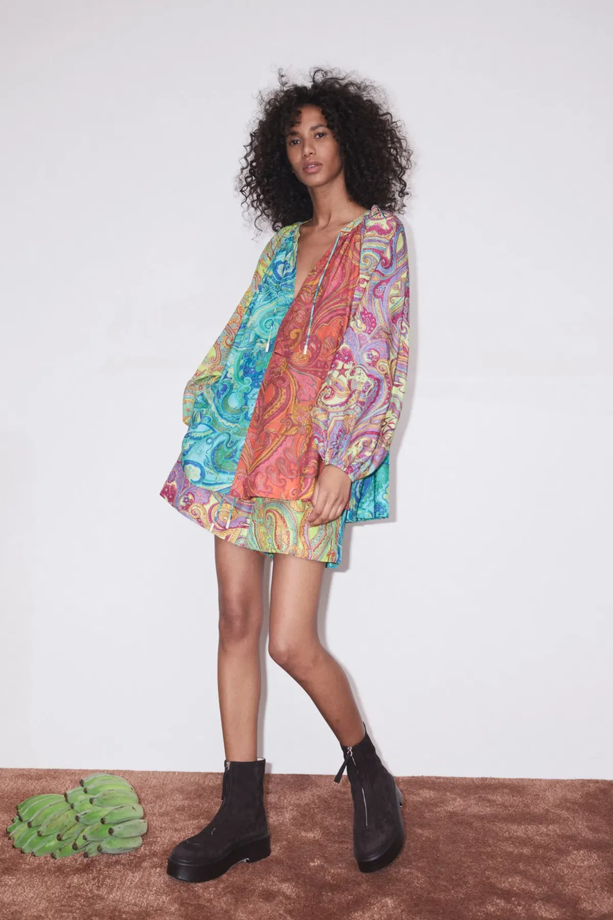 Alemais Ceto Splice Top and Short Set Multi Size 14 - Image 1