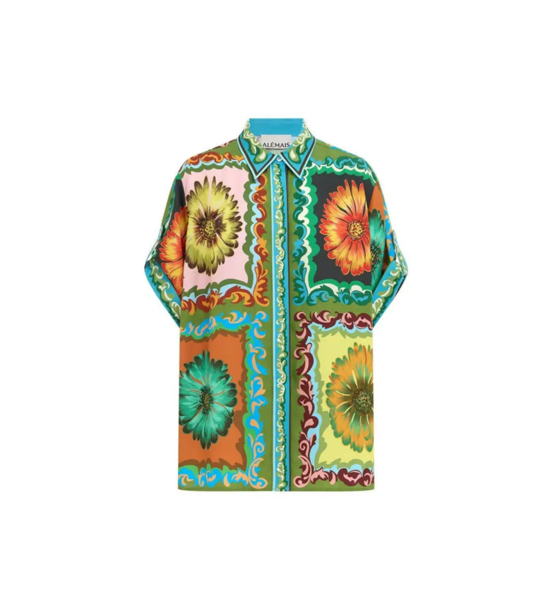 Alemais Disco Daisy Shirt and Short Set Multi Size 14 for rent on The Volte - main image