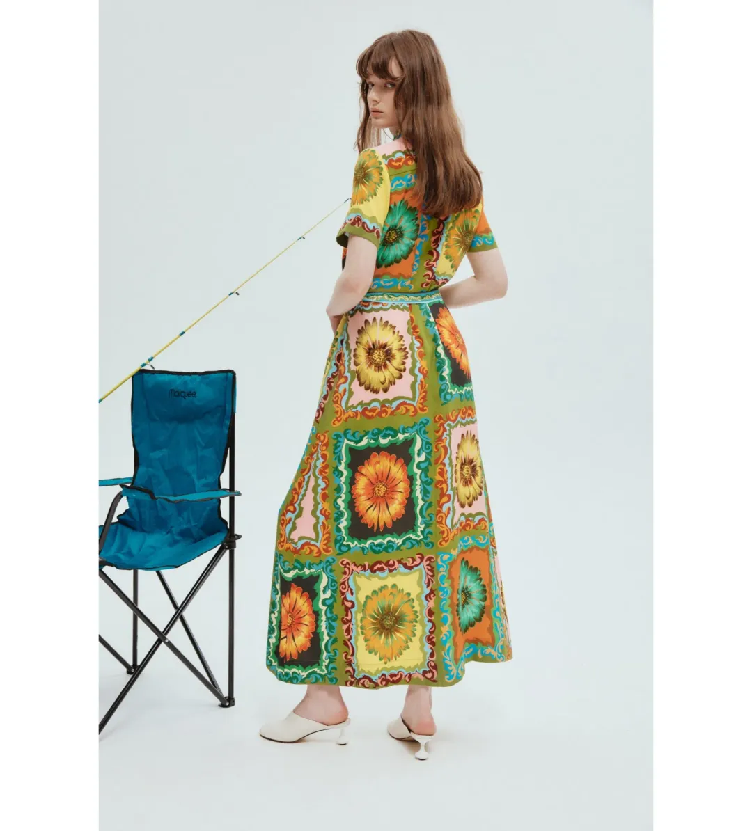 Alemais Disco Daisy Shirtdress Multi Size 16 for rent on The Volte - main image