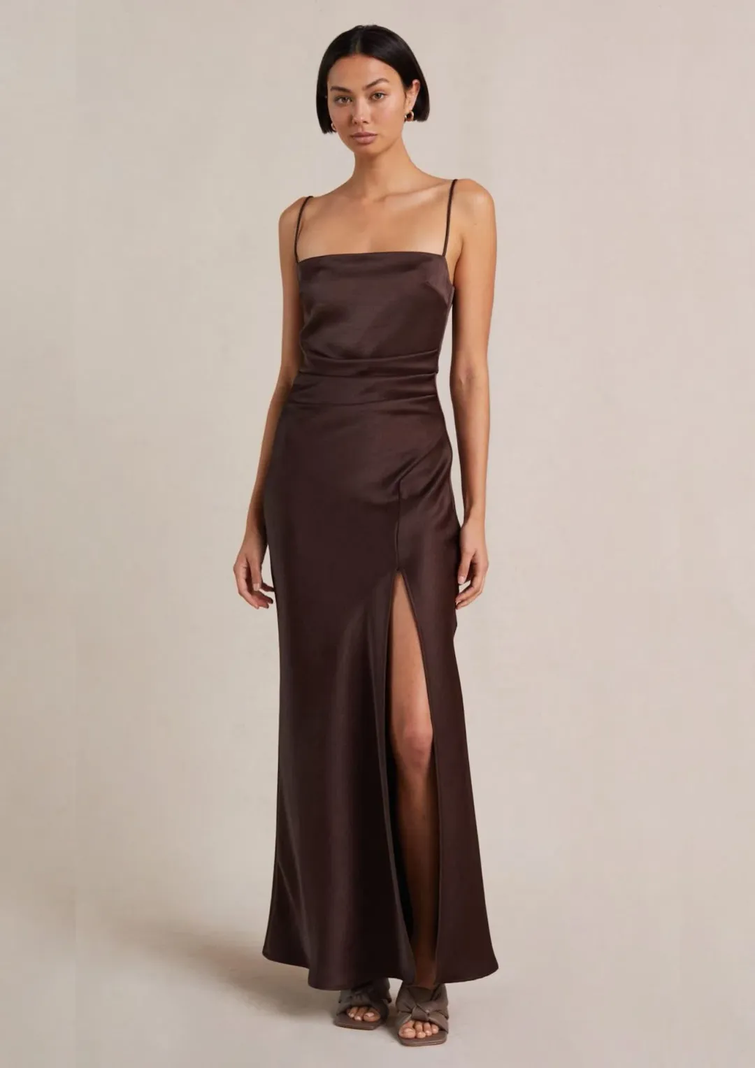Bec & Bridge Nadia Maxi Dress Brown Size 8 for rent on The Volte - main image