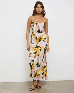 Lover Inola Midi Dress Chaya Print Size 8 for rent on The Volte - image 1