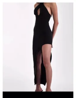 Natalie Rolt Lotte Dress in Black Size 0 / AU 6 for rent on The Volte - image 1