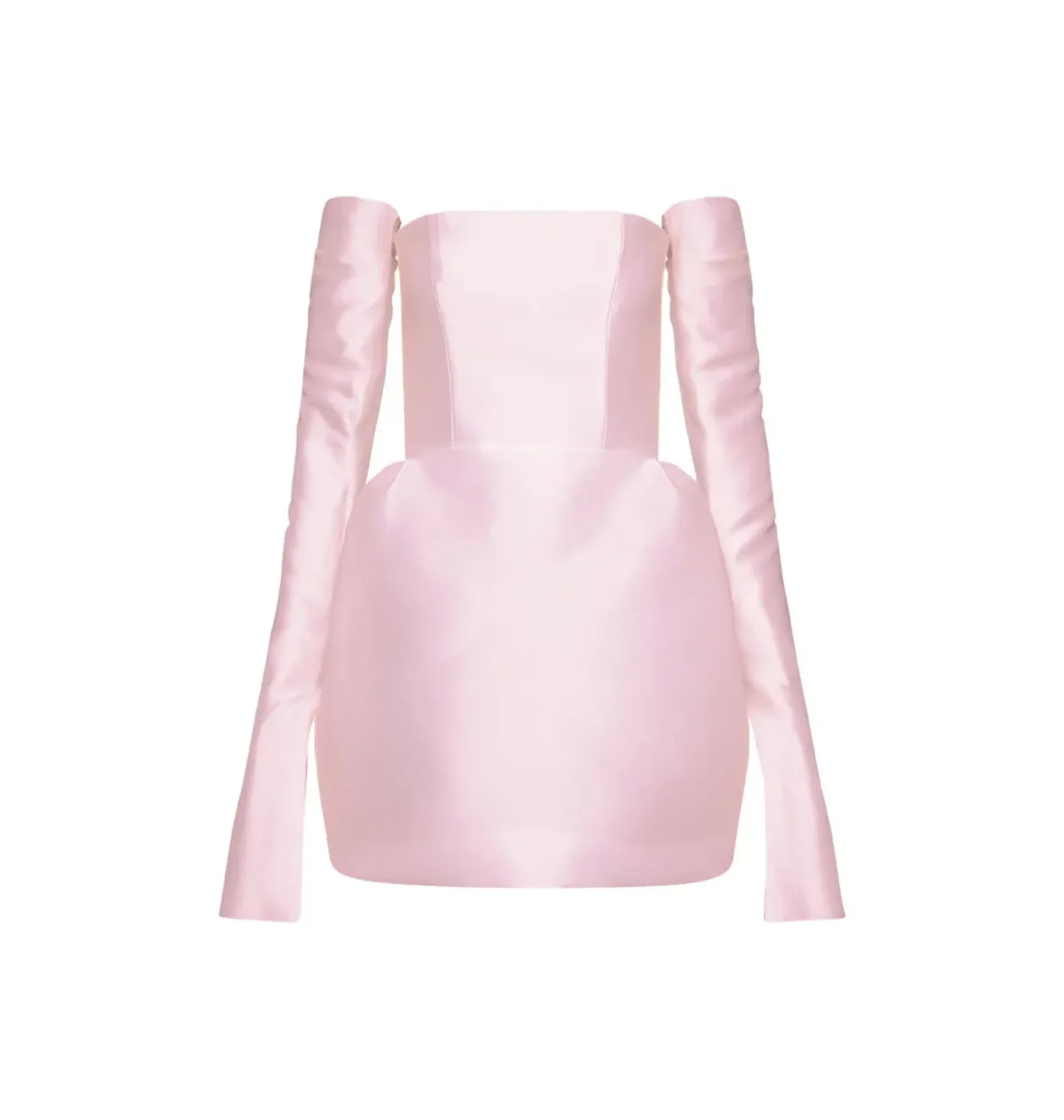 Mariam Seddiq Luis Mini Dress Blush Size AU 8 - Image 3