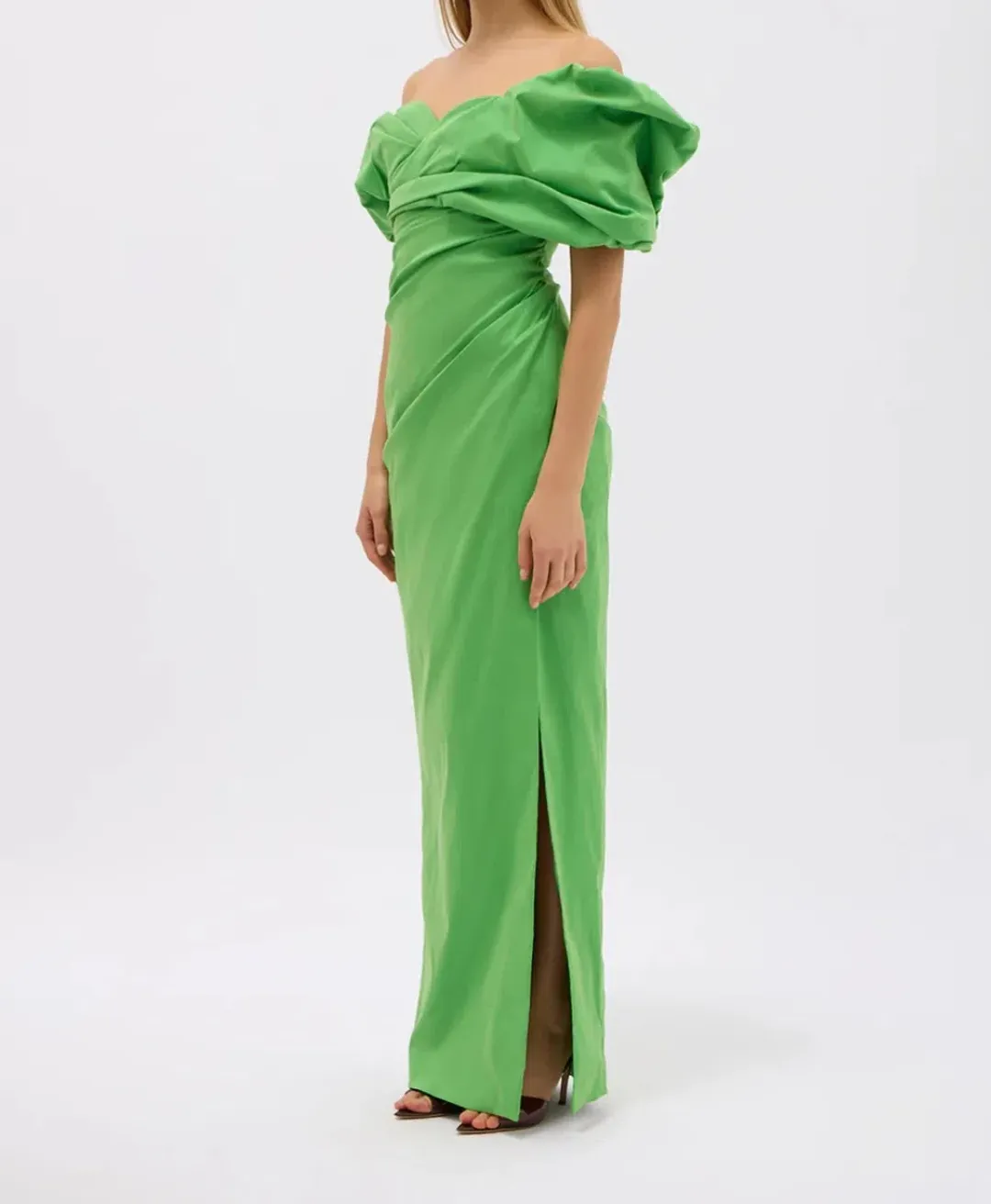 Rachel Gilbert Gia Gown Green Size 3 / AU 12 for rent on The Volte - main image