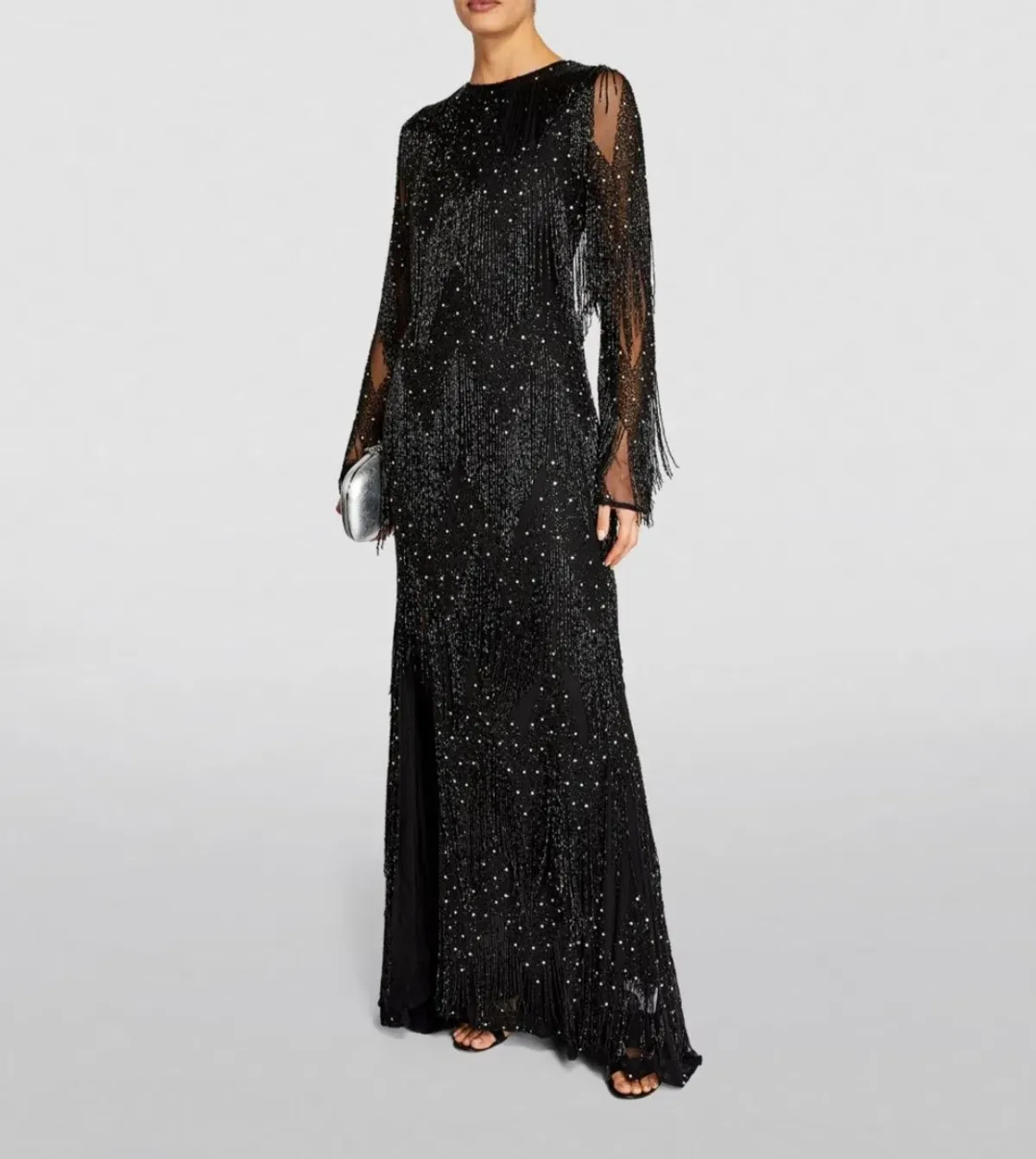 Rachel Gilbert Arlie Gown Black Size 3 / AU 12 - Image 1