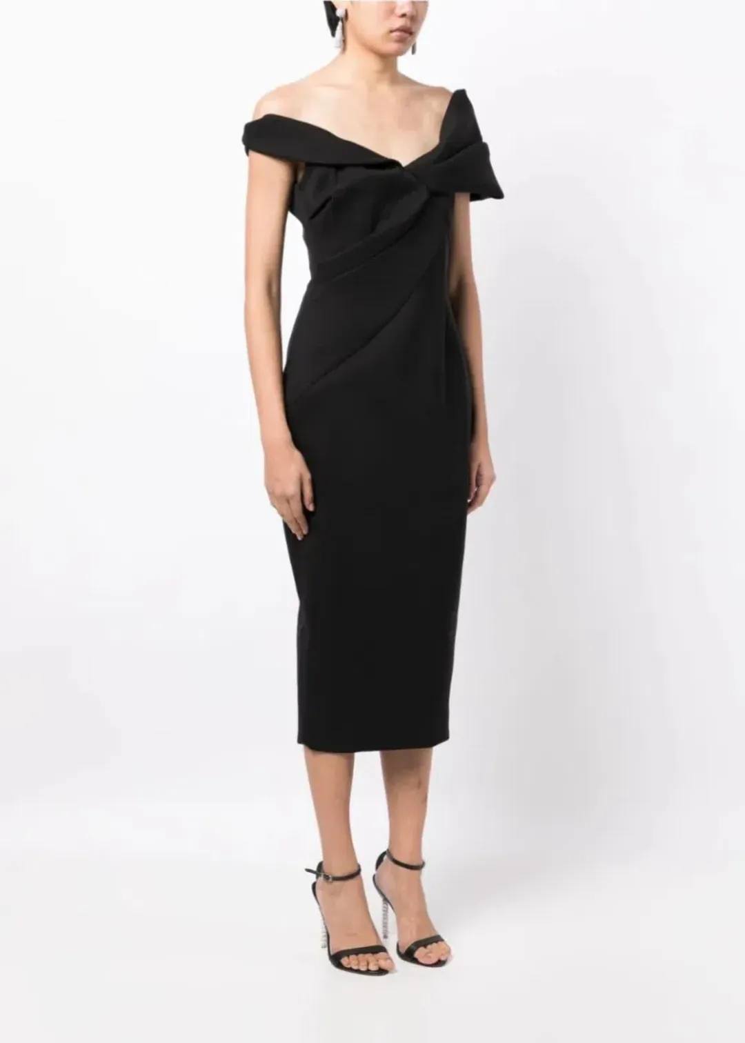 Rachel Gilbert Matteo Dress Black Size 6 / AU 18 for rent on The Volte - main image