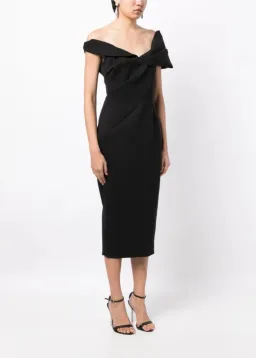 Rachel Gilbert Matteo Dress Black Size 6 / AU 18 for rent on The Volte - image 2