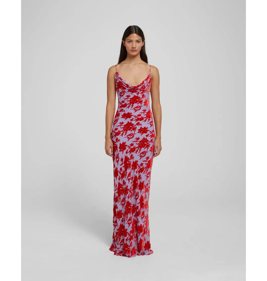 Rat & Boa Athena Dress Red Size AU 10 for rent on The Volte - main image