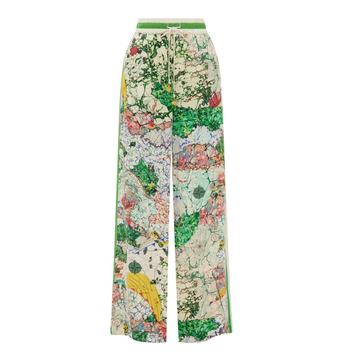 Alemais Odyssey Silk Shirt and Pant Set Multi Size AU 16 - Image 7