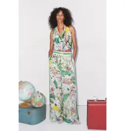 Alemais Odyssey Silk Shirt and Pant Set Multi Size AU 14 for rent on The Volte - image 3