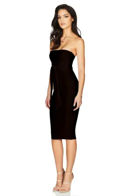 Nookie Royal Strapless Midi Dress Black Size S/Au 8 for rent on The Volte - image 1