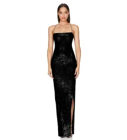 Nookie Leilani Gown Black Size M/Au 10 for rent on The Volte - image 1