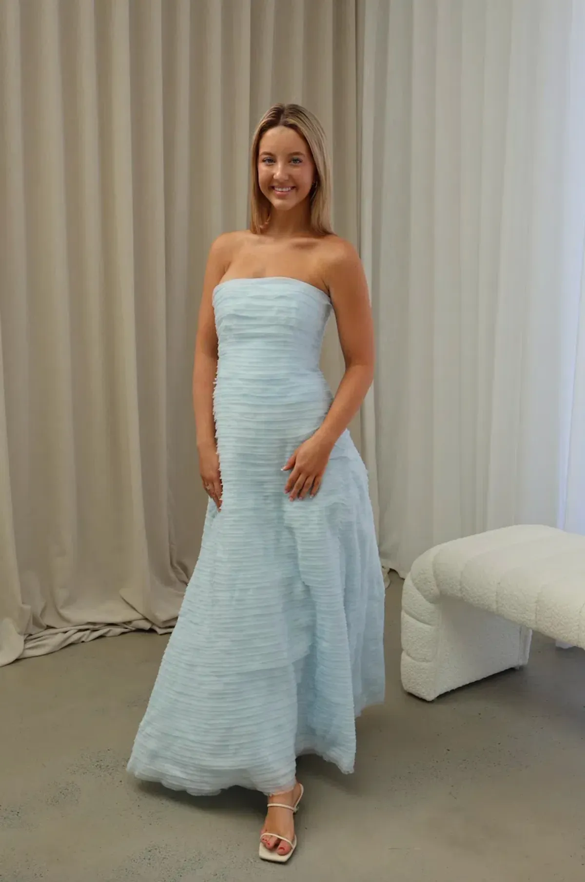 AJE Soundscape Maxi Dress Sea Breeze Size 8 - Image 2