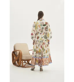 Alemais Theo Shirtdress Multi/Print Size AU 12 for rent on The Volte - image 2