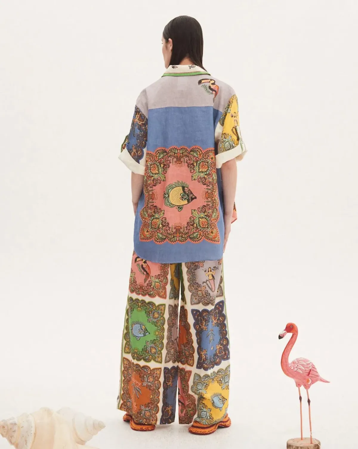 Alemais Trippy Troppo Shirt And Pant Set Multi Size 14 - Image 2