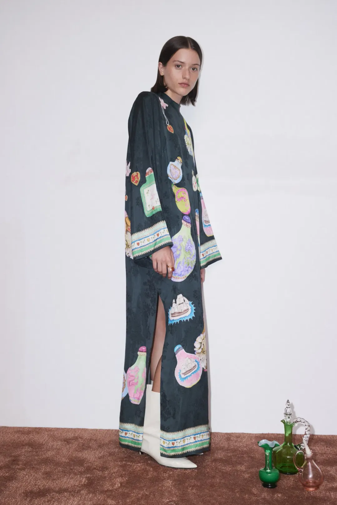 Alemais Royal Midi Dress Print Size AU 14 for rent on The Volte - main image