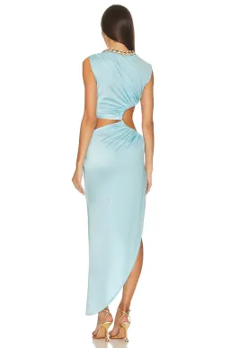 Bronx and Banco Jamilia Maxi Dress Light Blue Size 12 for rent on The Volte - image 2