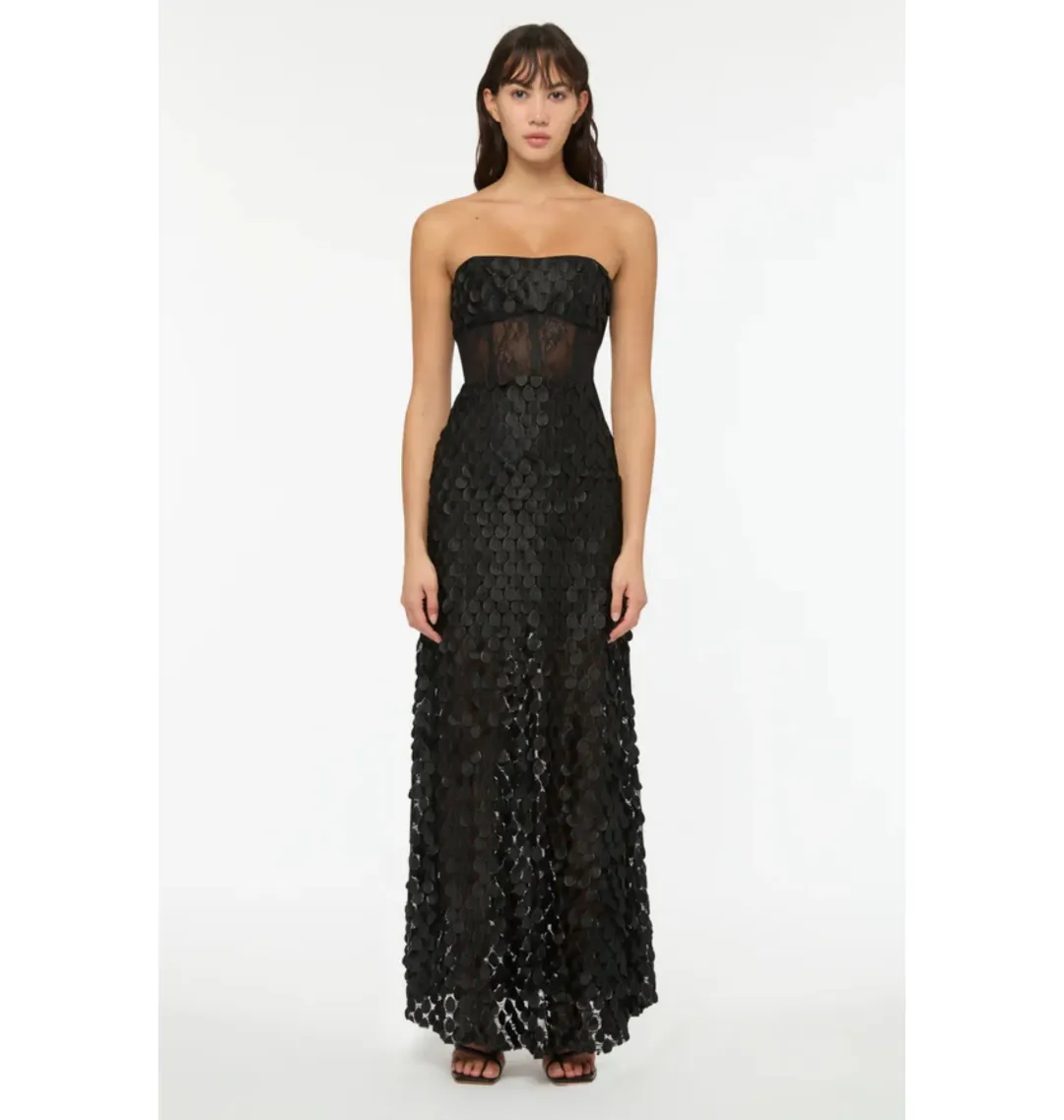 Manning Cartell Supreme Extreme Strapless Gown Black Size XXS / AU 4 for rent on The Volte - main image