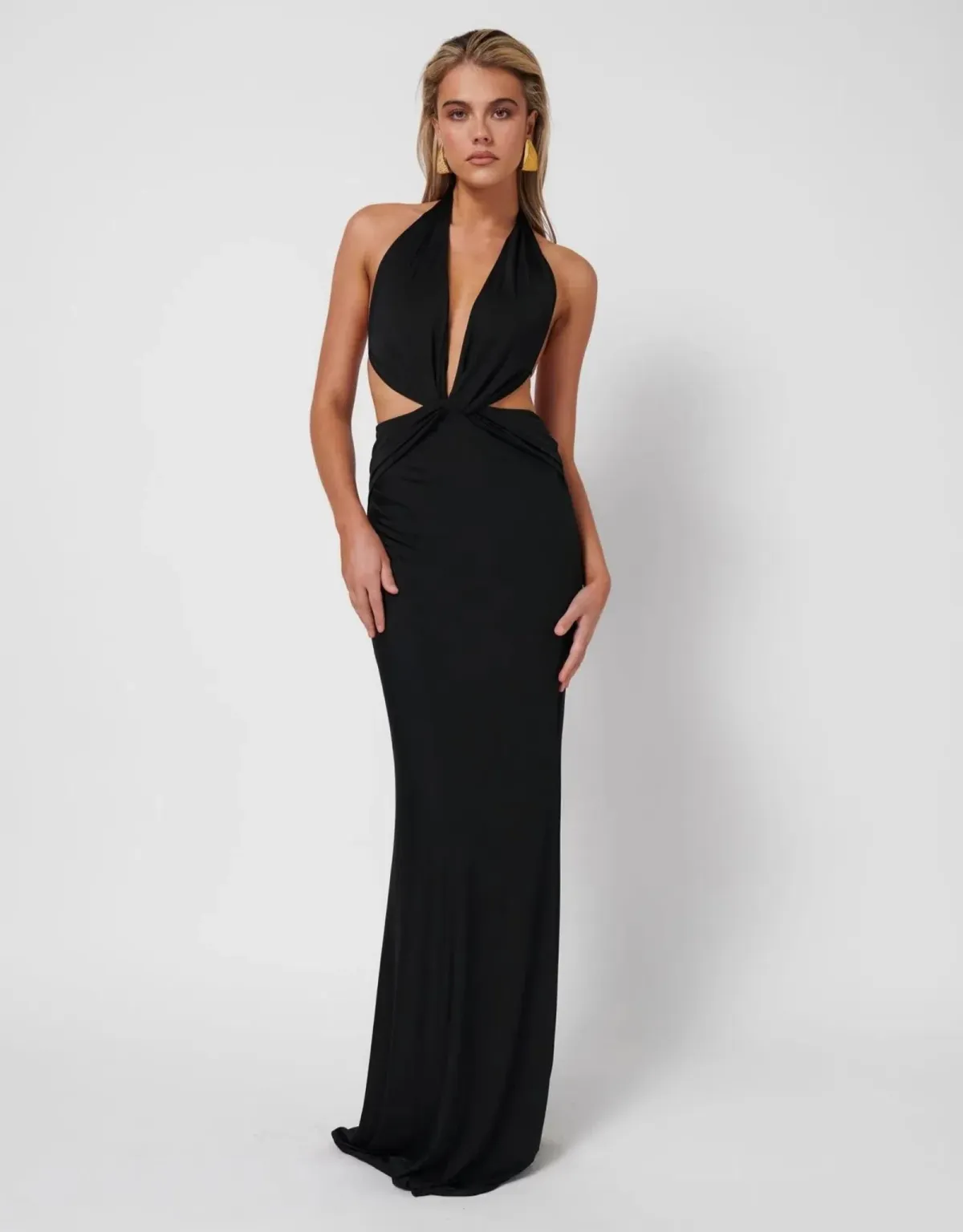 Effie Kats Harper Gown In Black Size S/Au 8 - Image 1