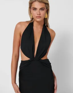 Effie Kats Harper Gown In Black Size S/Au 8 for rent on The Volte - image 2