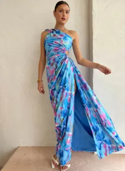 Sonya Moda Nour Dress in Zuri Print Size 10 for rent on The Volte - image 3