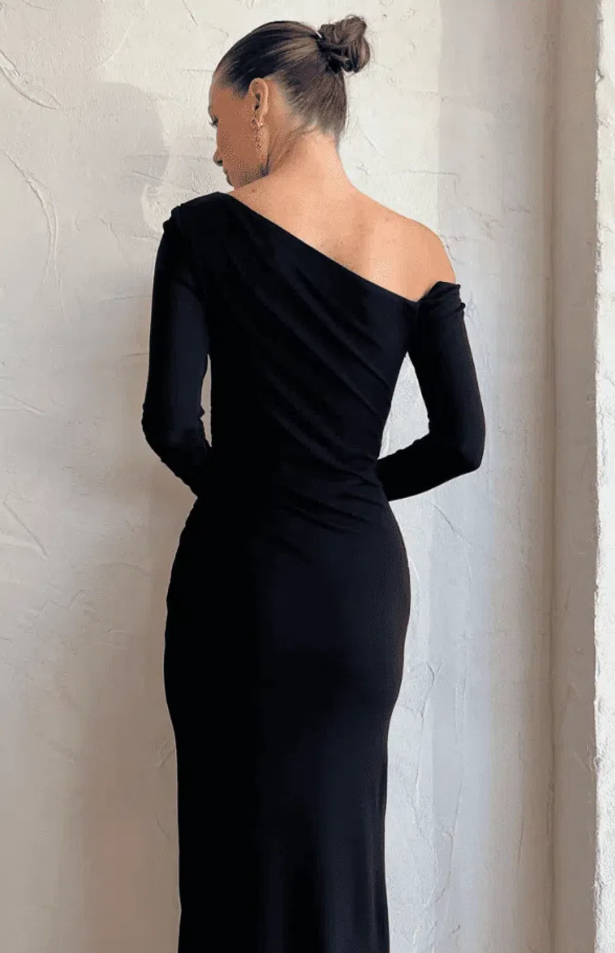 Bec & Bridge Monette Asym Maxi Dress Black - Size 6 - Image 2