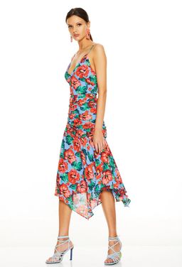 Talulah Luscious MIDI Dress — Red Print for rent on The Volte - image 3