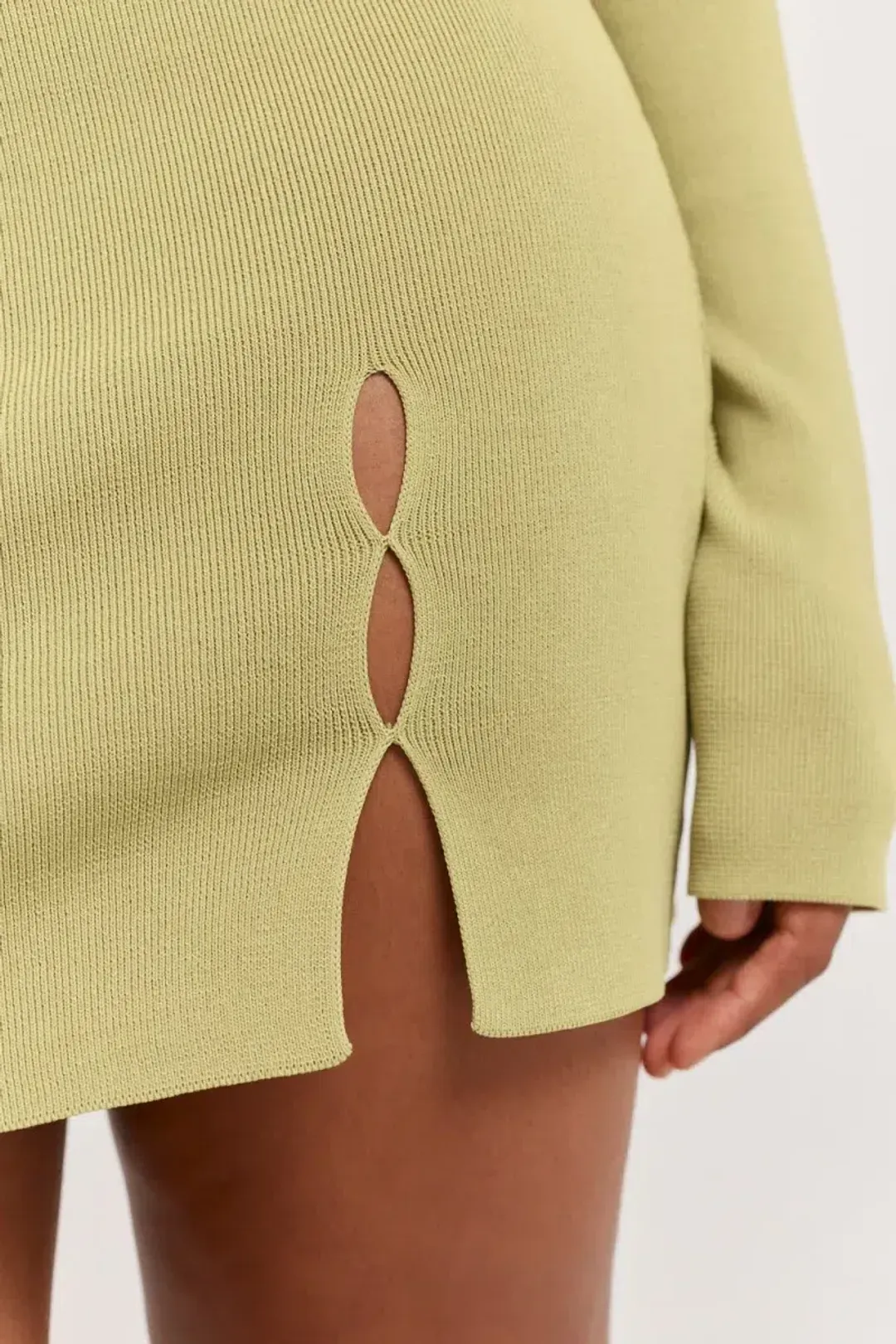 Henne Baronia Mini Dress Green Size 10 for rent on The Volte - main image