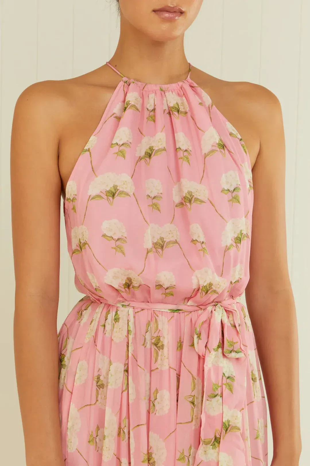 Palm Noosa Bluebell Dress in Pink Diamond Hydrangea Size 8 for rent on The Volte - main image