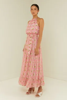 Palm Noosa Bluebell Dress in Pink Diamond Hydrangea Size 10 for rent on The Volte - image 1