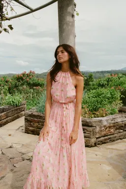 Palm Noosa Bluebell Dress in Pink Diamond Hydrangea Size 10 for rent on The Volte - image 7