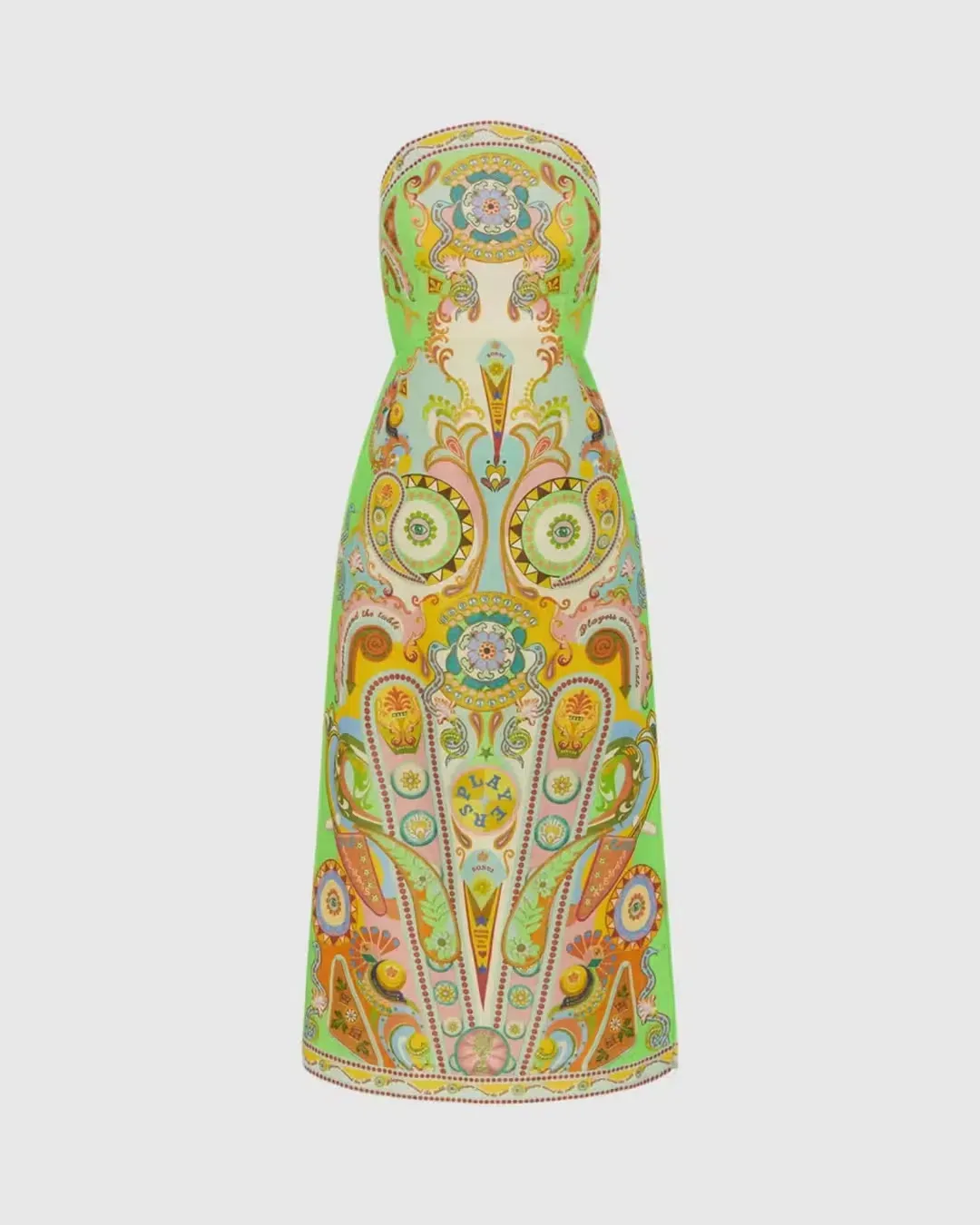 Alemais Pinball Bodice Midi Dress Multi Size 8 for rent on The Volte - main image