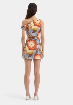 Sir the Label Avery Twist Mini Dress Camellia Print Size 12 for rent on The Volte - image 3