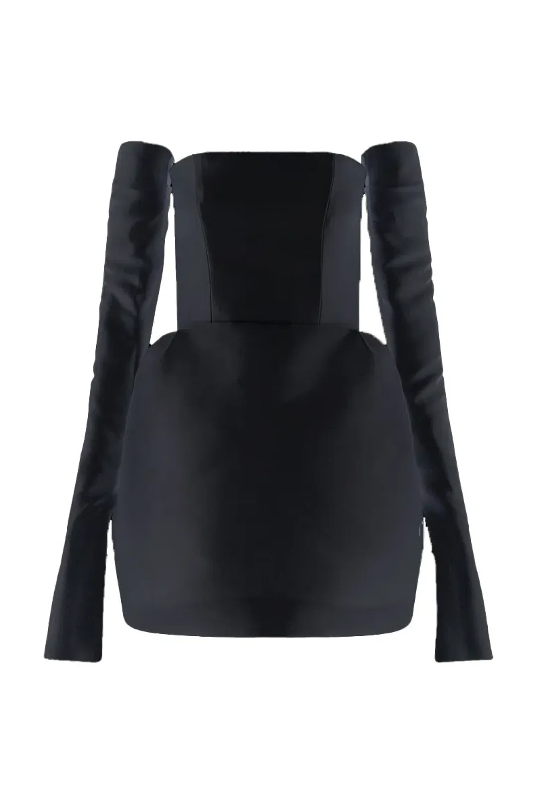 Mariam Seddiq Luis Dress Black Size 6 for rent on The Volte - main image