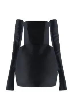 Mariam Seddiq Luis Dress Black Size 6 for rent on The Volte - image 1