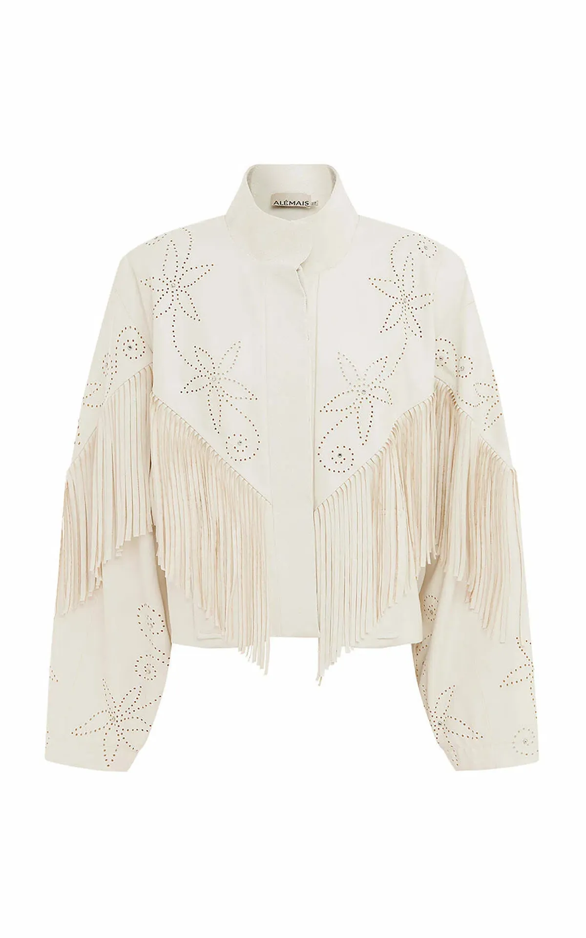 Alemais Barbara Fringe Jacket Size 8 - Image 3