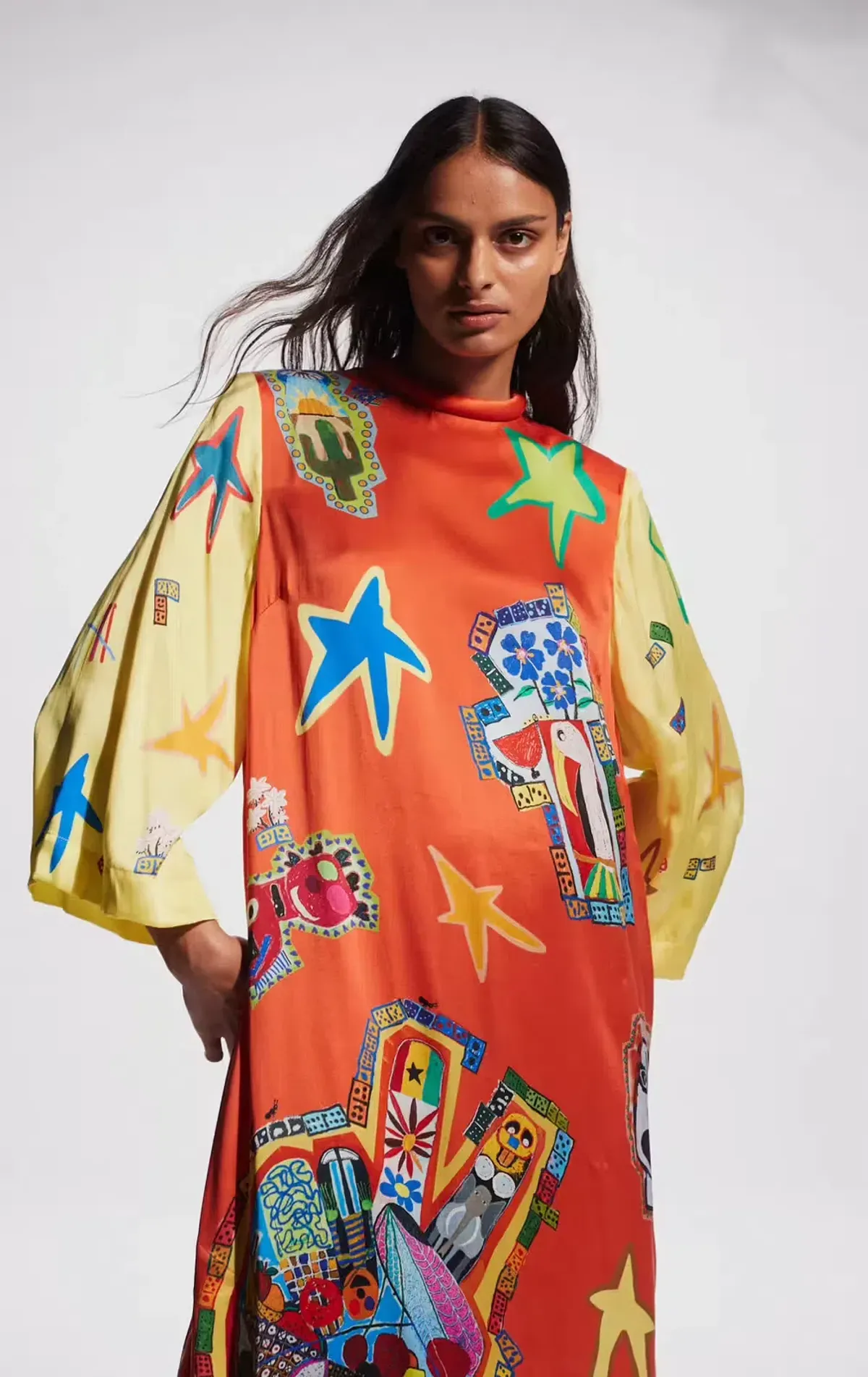 Alemais Players Midi Dress Multi Size 10 - Image 2