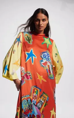 Alemais Players Midi Dress Multi Size 10 for rent on The Volte - image 2