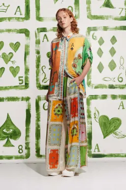 Alemais Rumy Pant and Shirt Set Multi Size 6 for rent on The Volte - image 1