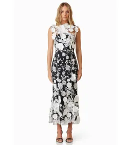 Elliatt Selene Cocktail Dress Black/White Size 8 for rent on The Volte - image 1