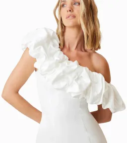 Elliatt Amelie Party Dress White Size 12 for rent on The Volte - image 2