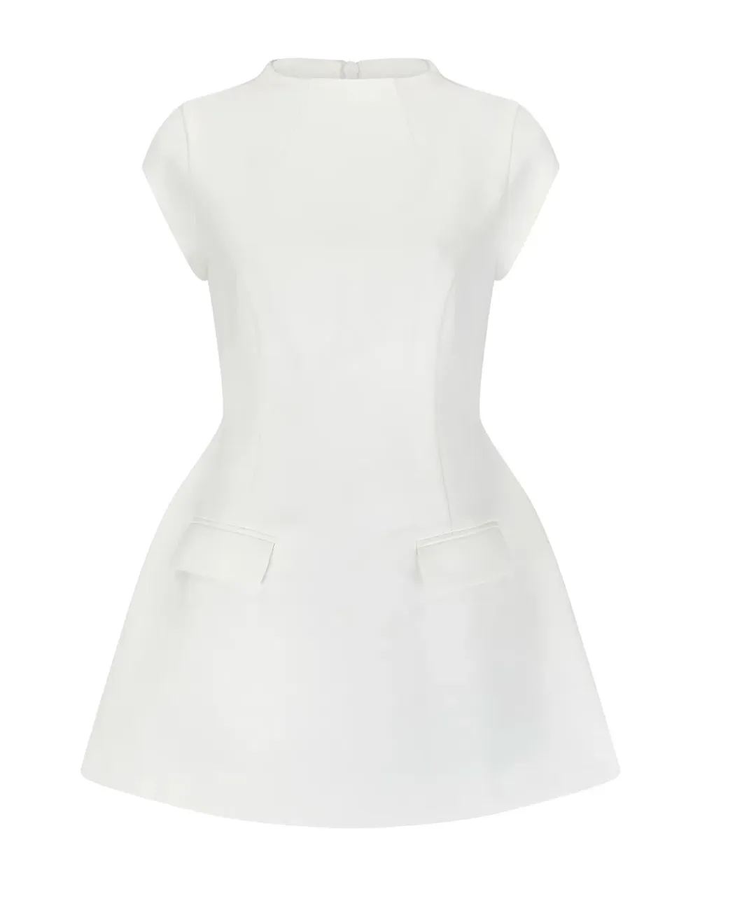 Odd Muse The Ultimate Muse Cap Sleeve Mini Dress White Size 8 for rent on The Volte - main image