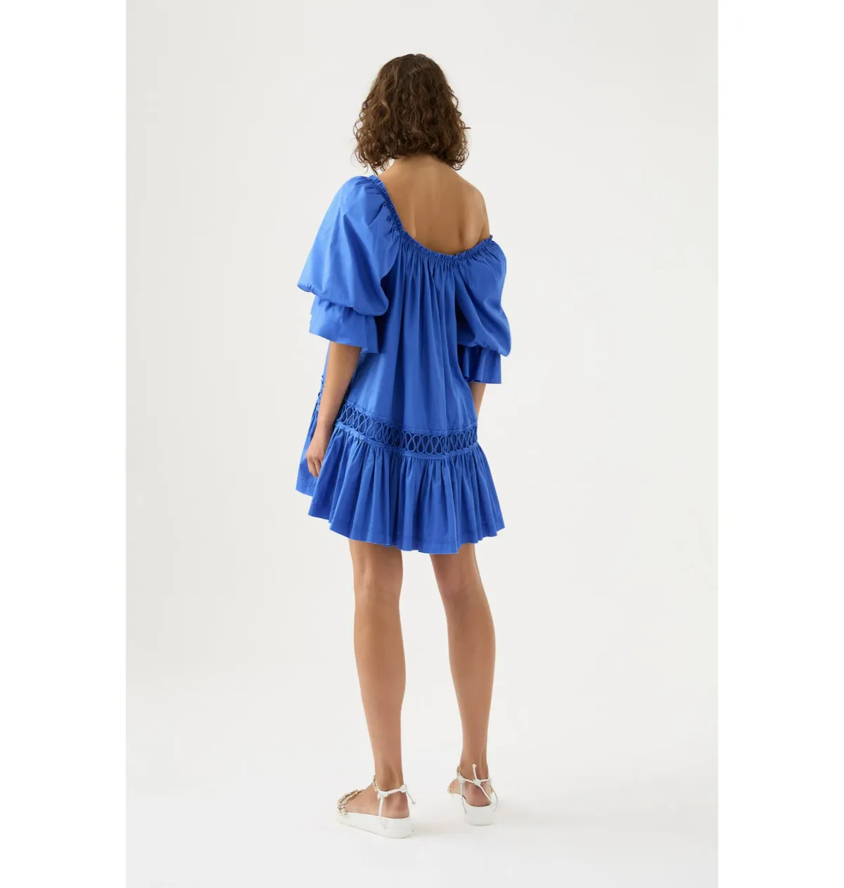 Aje Inspiration Mini Dress in Blue Size AU 14 - Image 3