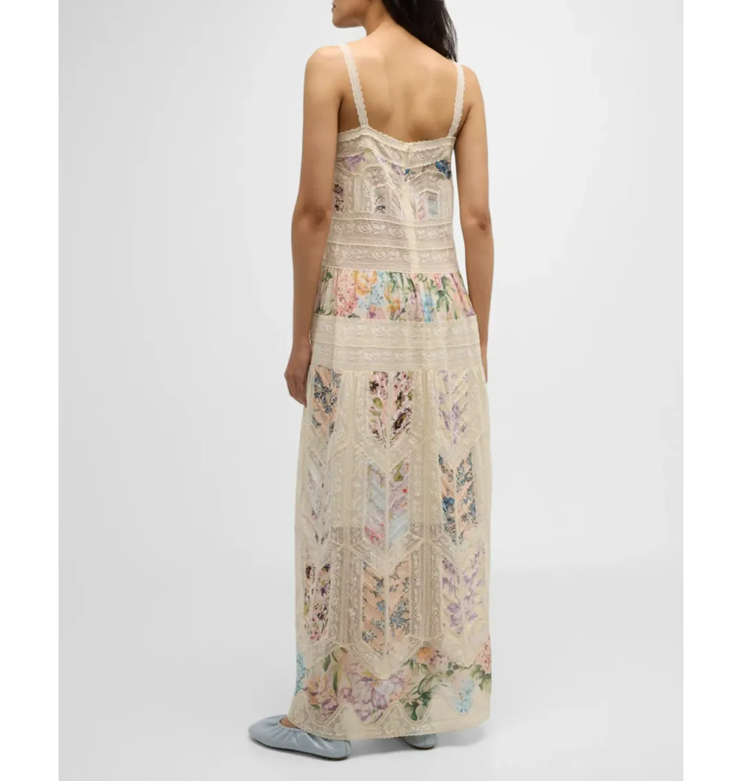 Zimmermann Halliday Slip Dress in Spliced Size 2 / AU 12 for rent on The Volte - main image